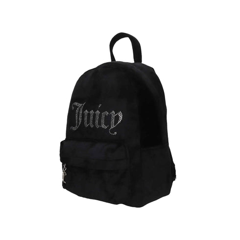 JUICY COUTURE Zainetto Zaino Donna con logo strass Nero - Francavilla Moda